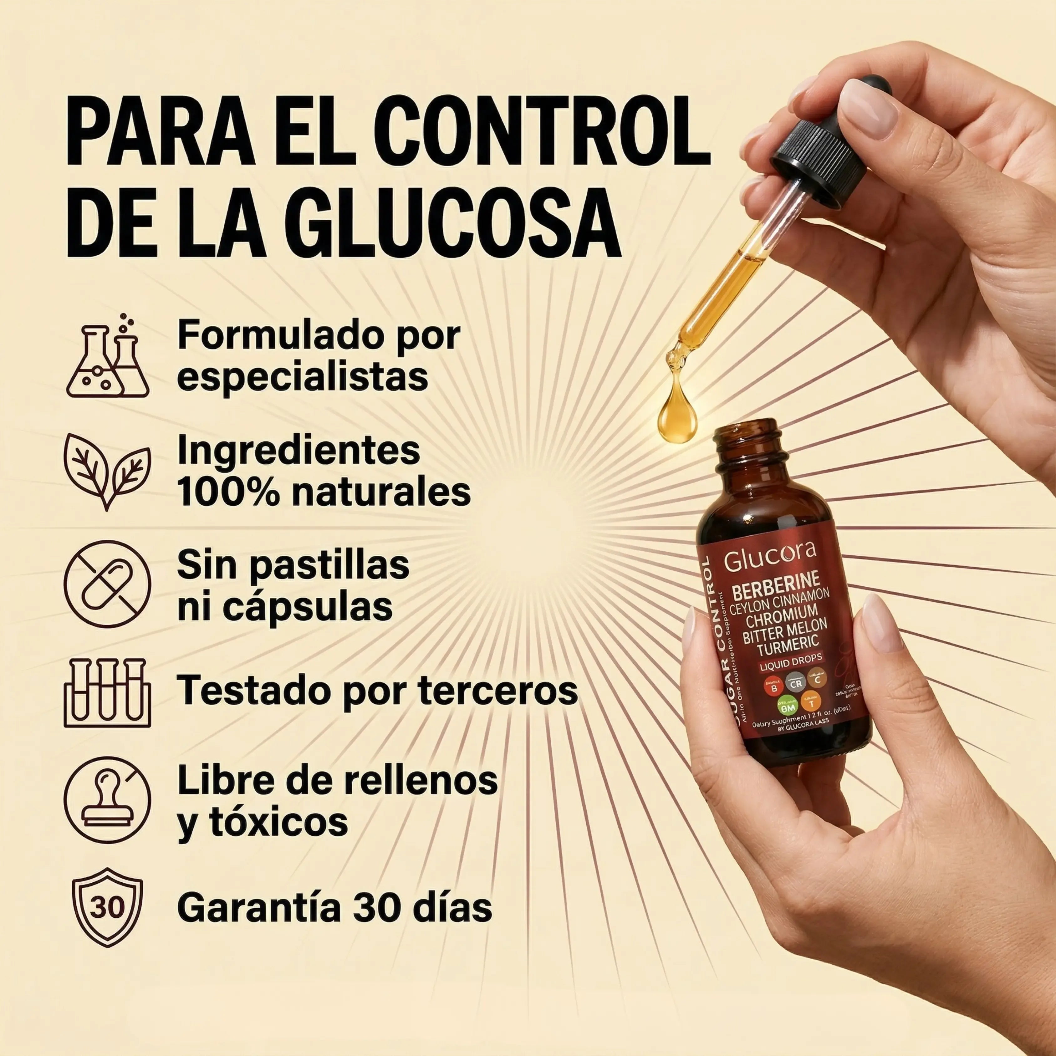 Glucora — El regulador de azúcar en sangre más potente de la naturaleza