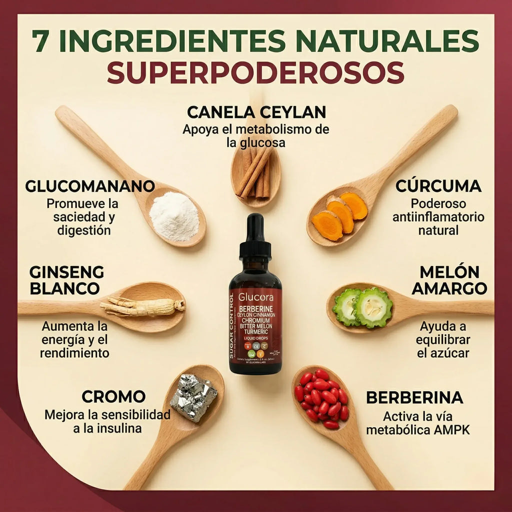 Glucora — El regulador de azúcar en sangre más potente de la naturaleza